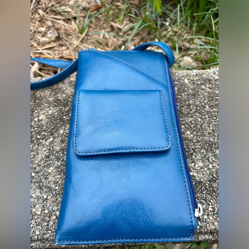 HOBO international blue crossbody bag
